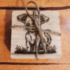 Dog Lovers Cedar Coaster Set